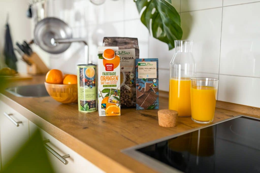 Fairtrade Orangensaft bei REWE und PENNY