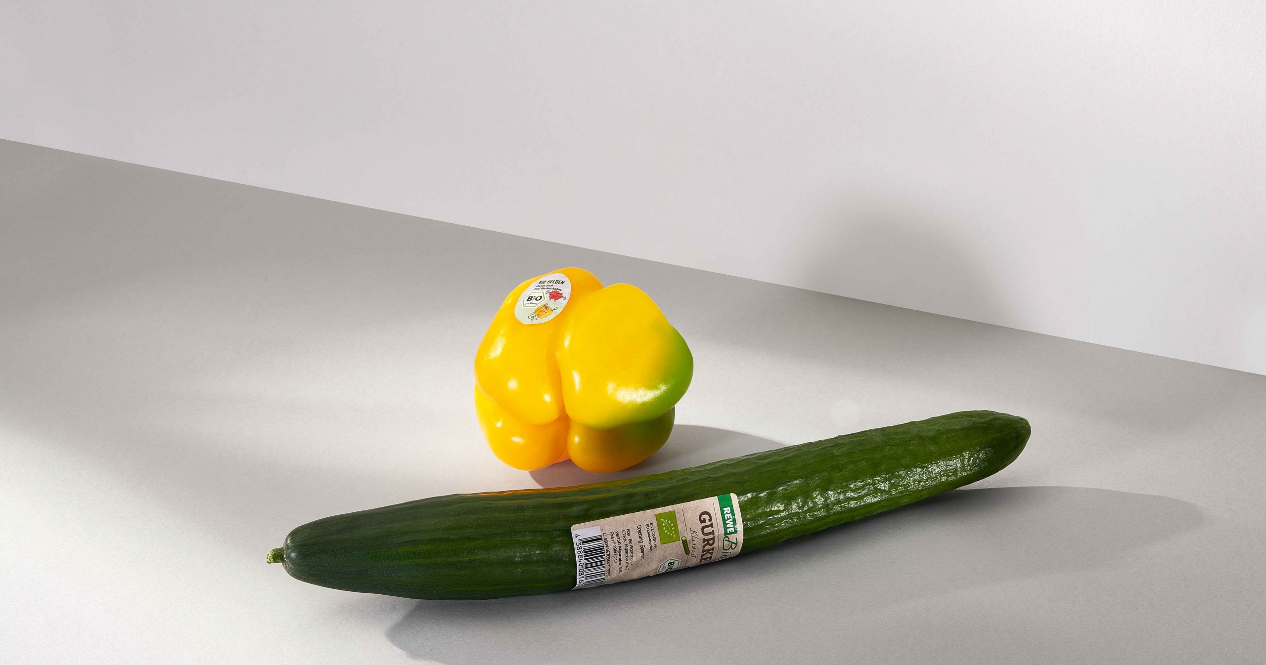 Peppers and cucumber