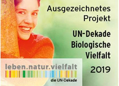 Auszeichnung für UN-Dekade biologische Vielfalt 2019