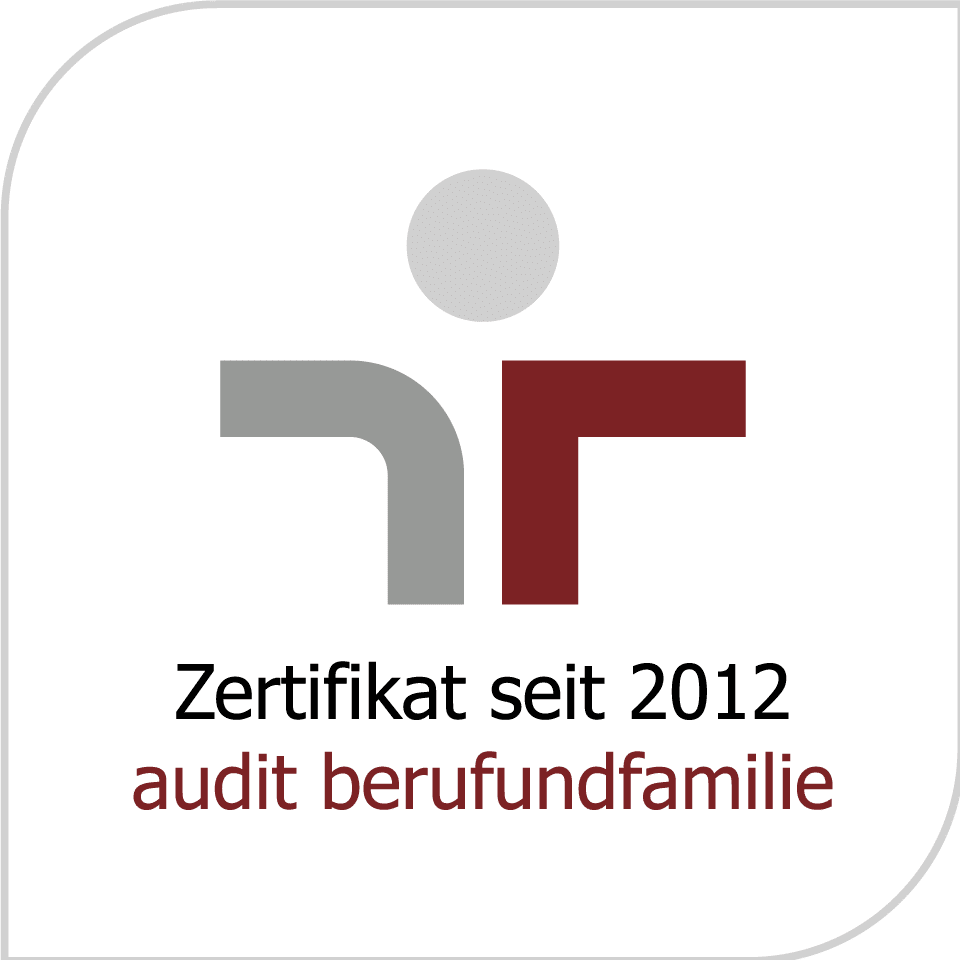 Beruf und Familie Zertifikat 2012