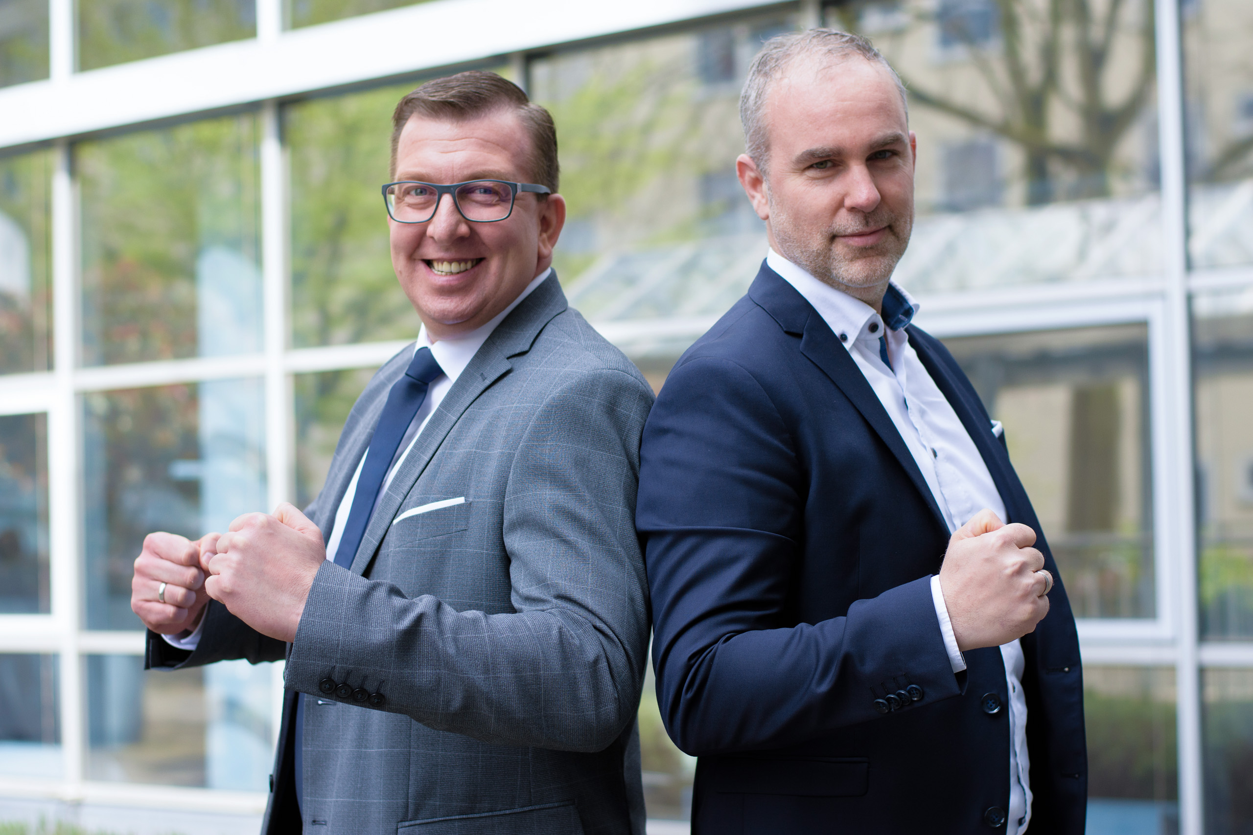 Porträt von Ronny Grohe und Markus vom Stein.