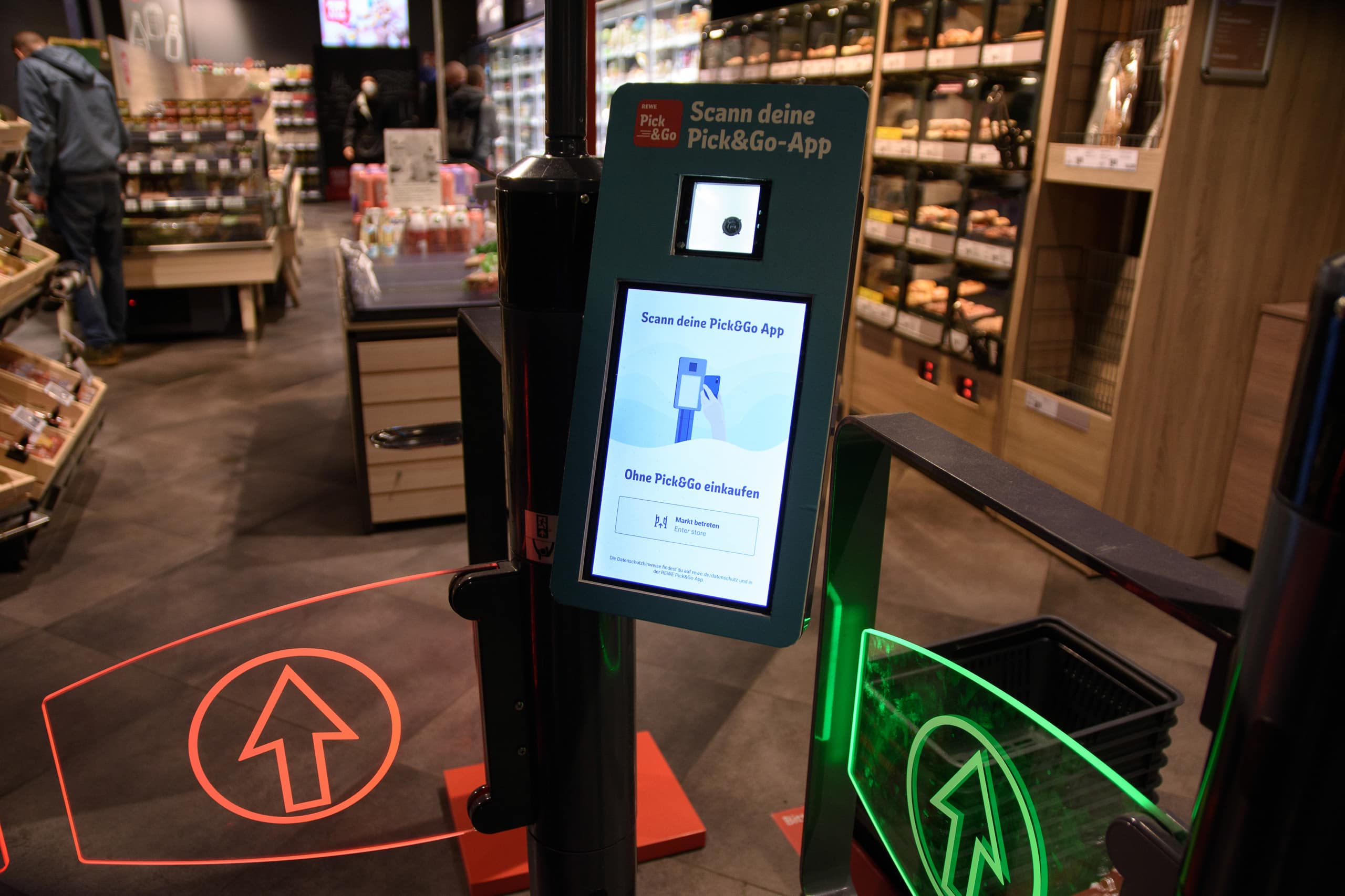 REWE Pick and Go Testmarkt