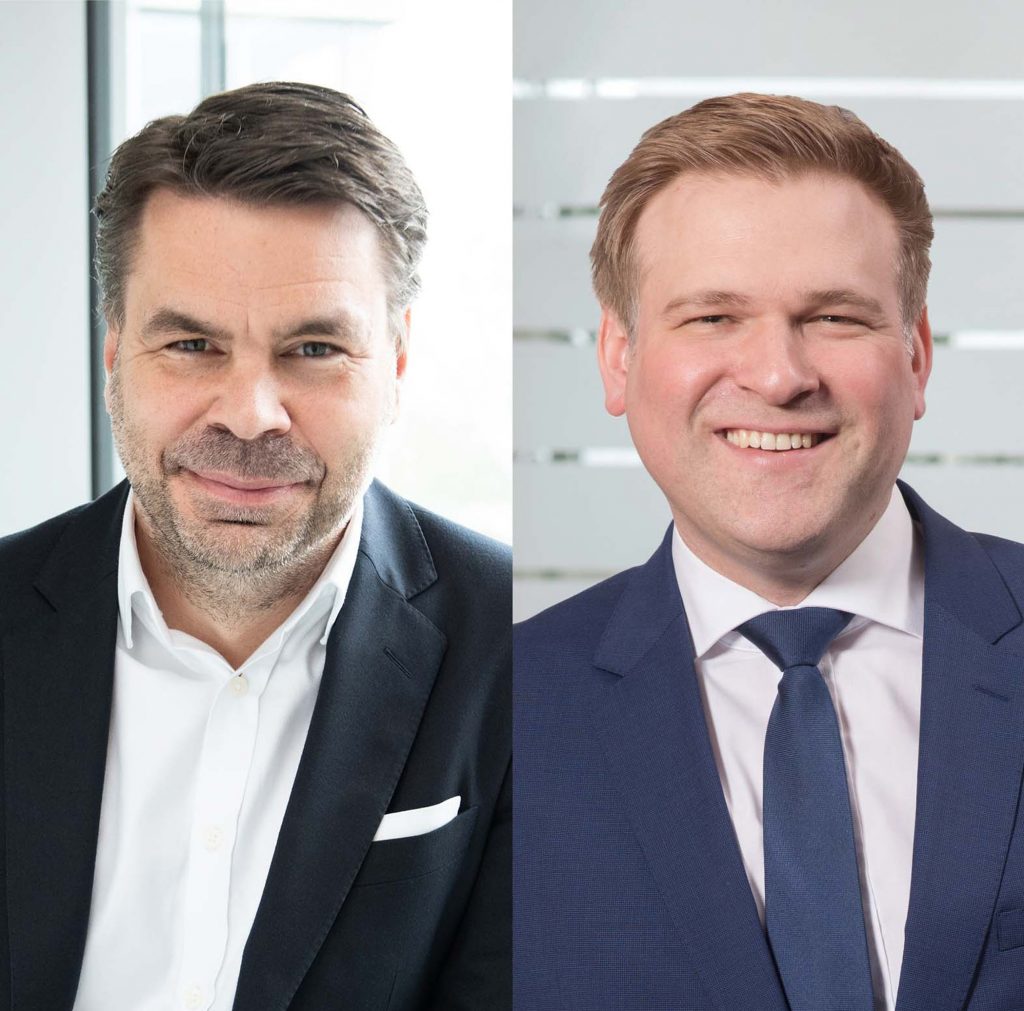 Porträt von Niko Johns (links) und Martin Czoske (rechts)