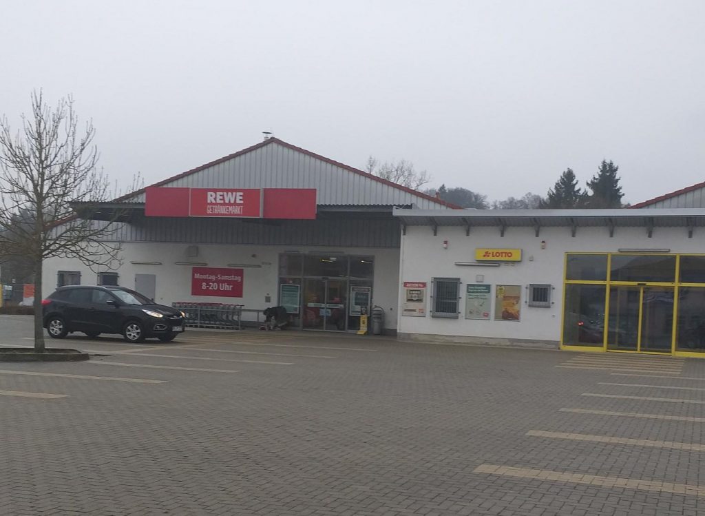 Außenansicht des Getränkemarkt