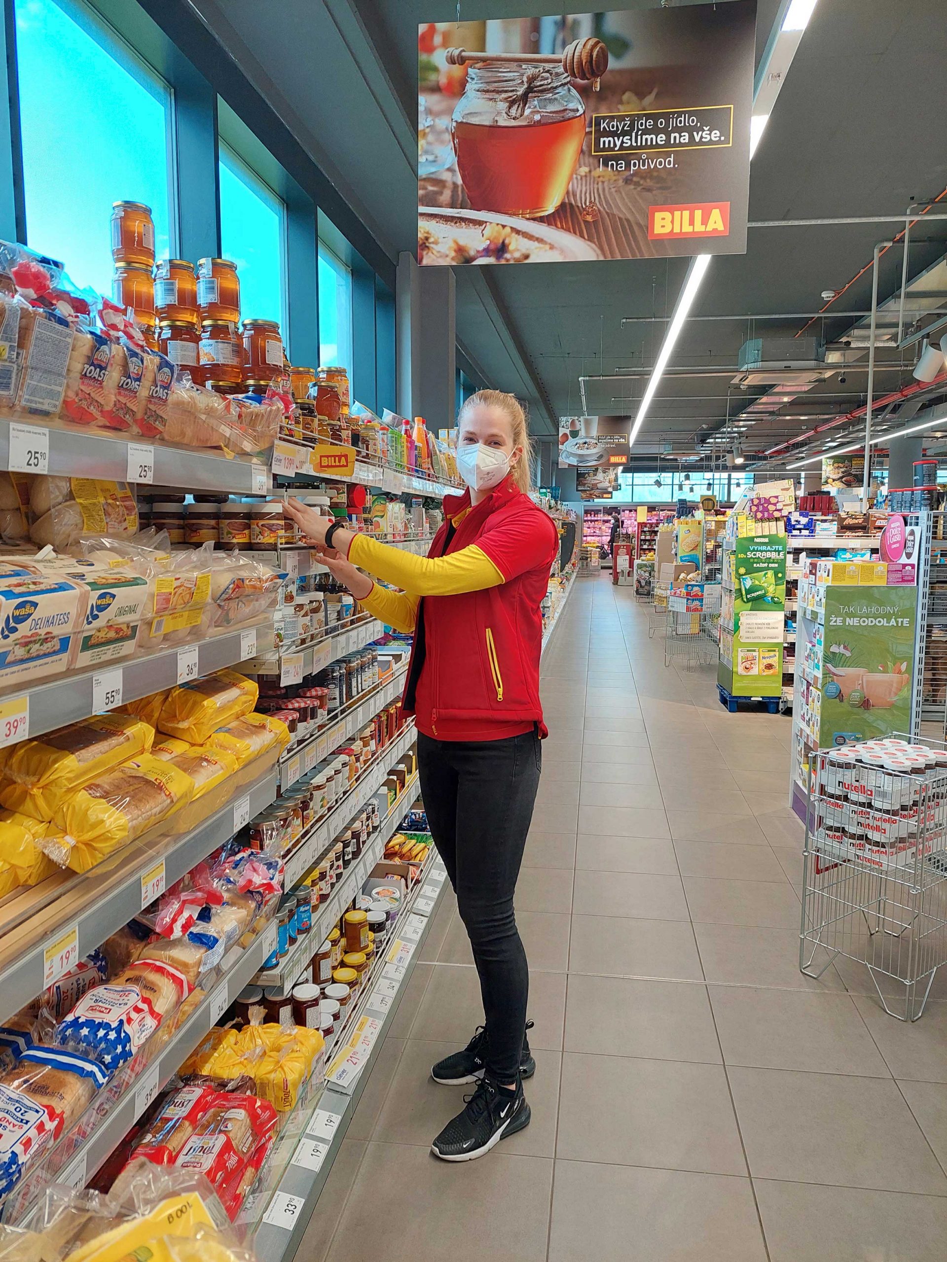 Bild von Jana Sipkova im BILLA Markt.