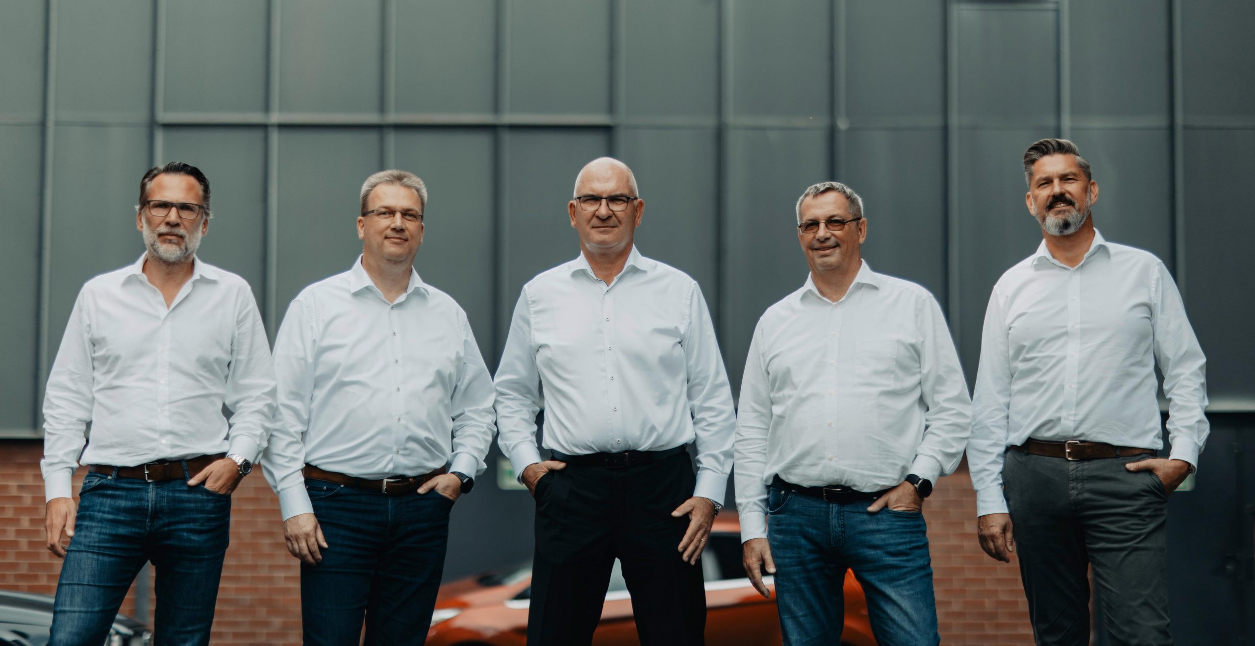 von links nach rechts.: Christoph Eltze, Dr. André Marburger, Thomas Friedl, Dr. Robert Zores, Stefan Matzelle