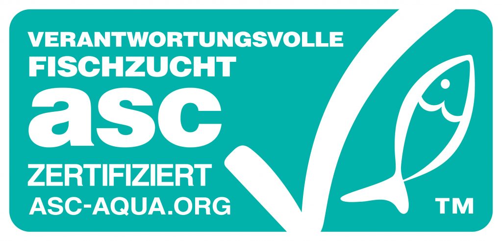 ASC Logo - Verantwortungsvolle Fischzucht