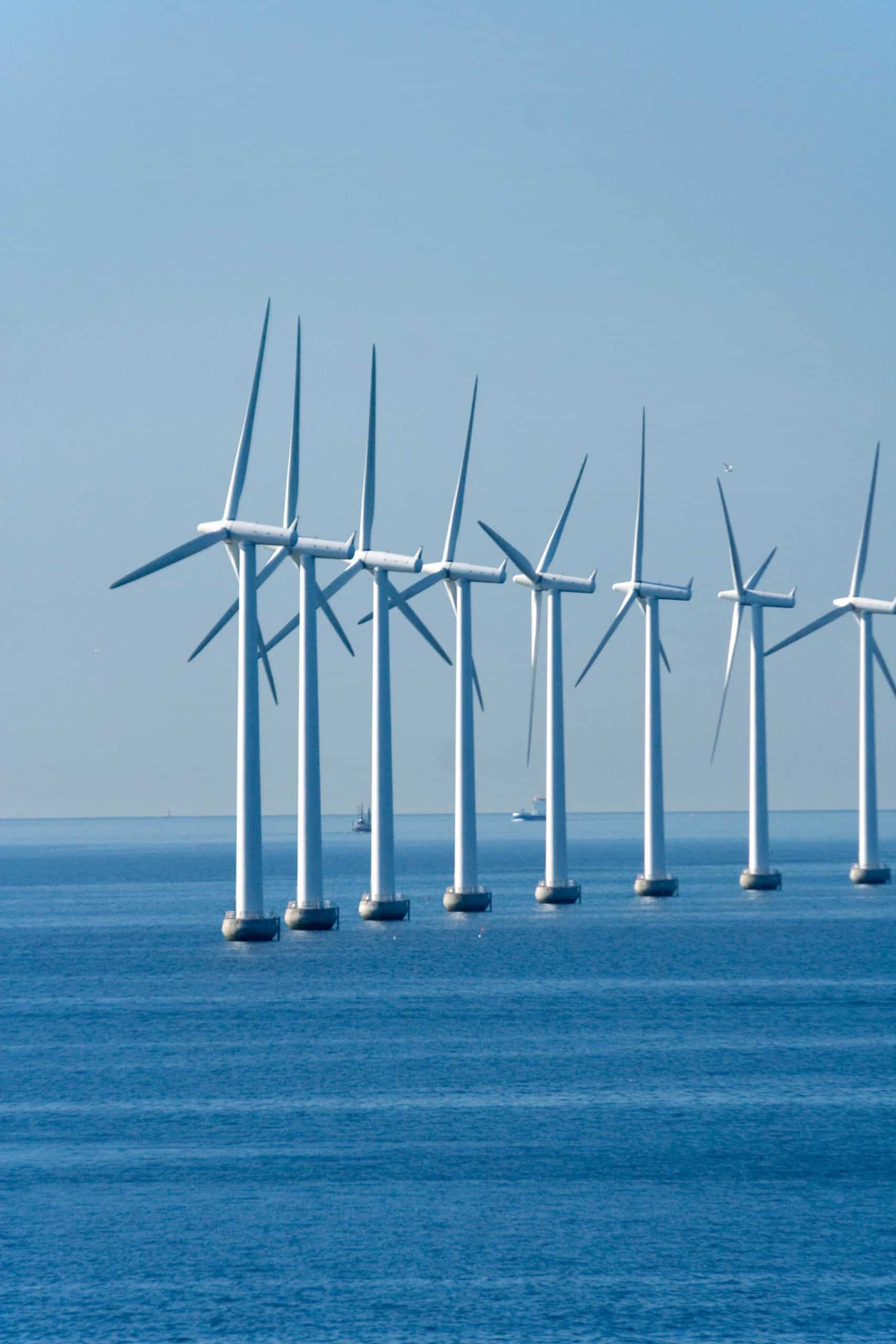 Windräder im Meer