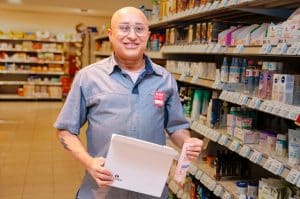 Porträt von Fernando Bastos im REWE-Markt Ridders