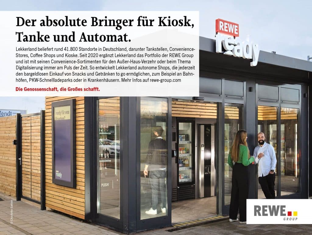 REWE ready Filiale - ein autonomer Shop für bargeldloses Einkaufen jederzeit