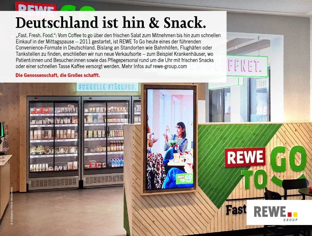 Eine Filiale von REWE To Go