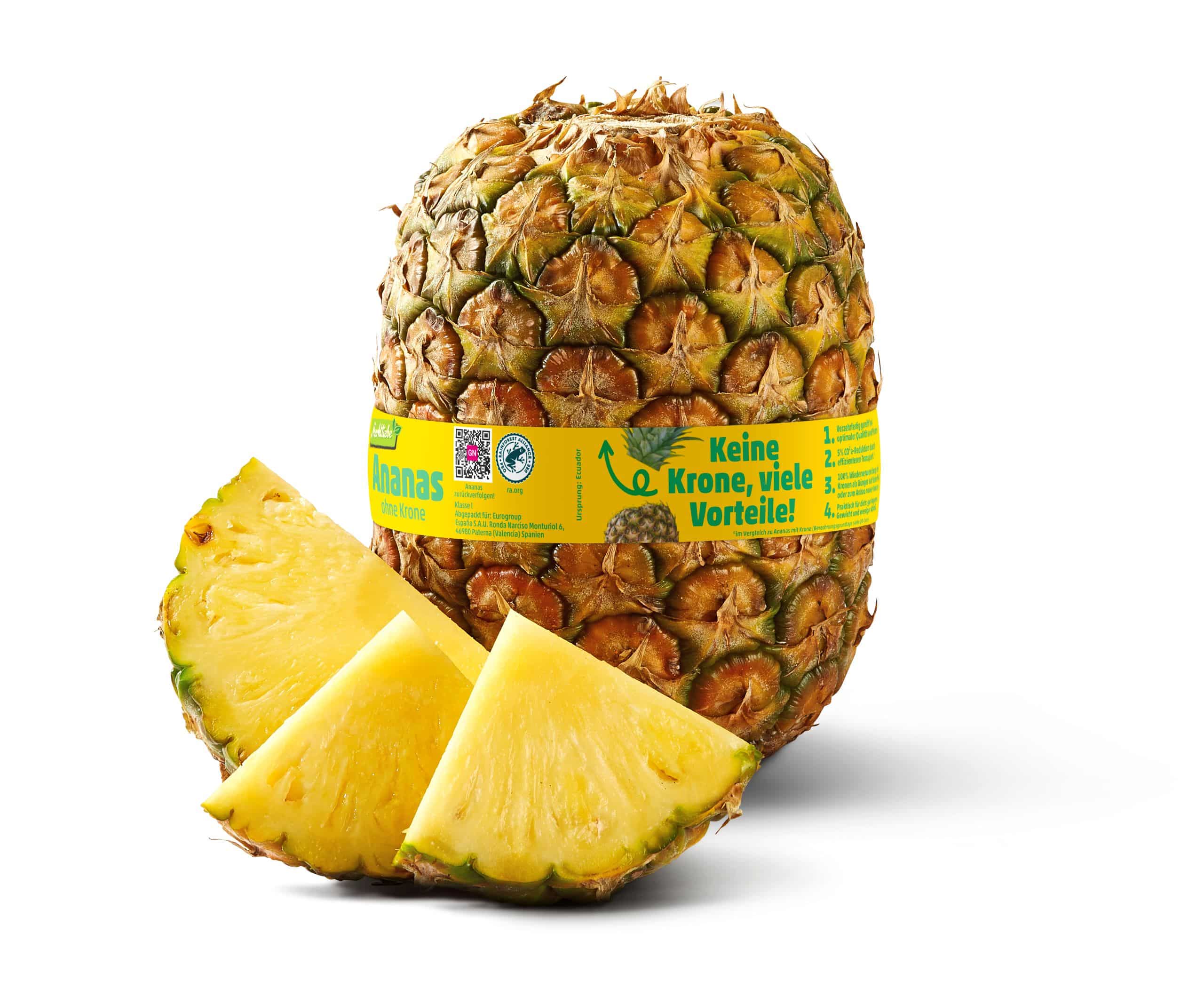Crownless Ananas von Penny