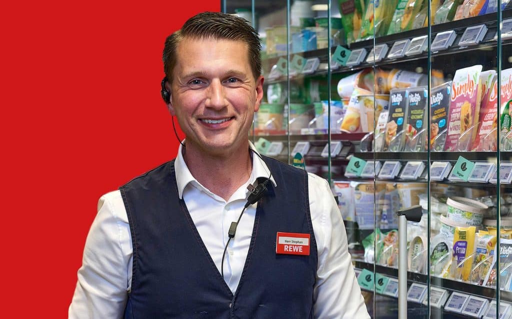Portraet vom REWE-Kaufmann Michael Stephan