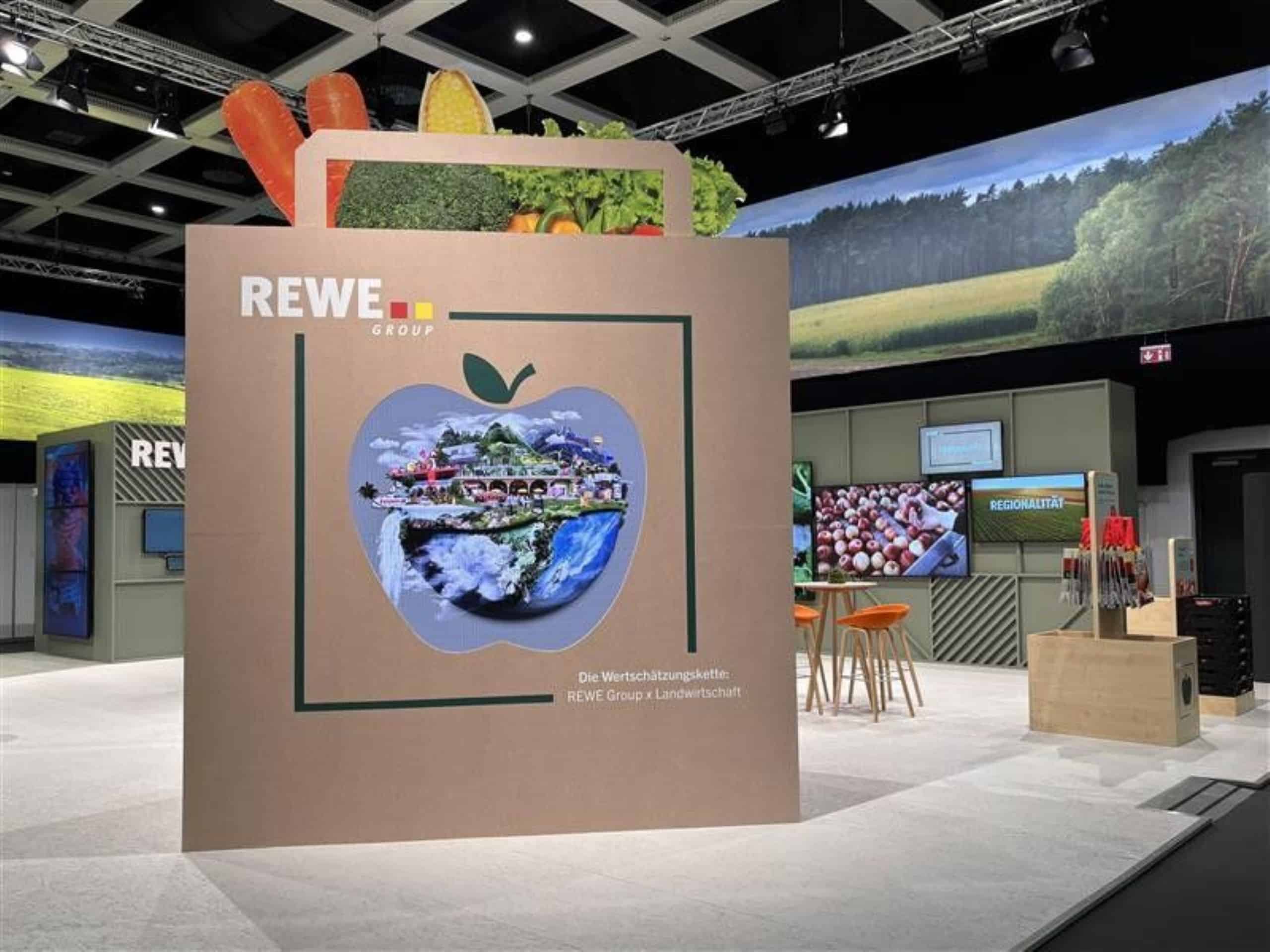 Picture of the REWE Group stand at the Green Week 2026